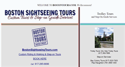 Desktop Screenshot of bostontours.com